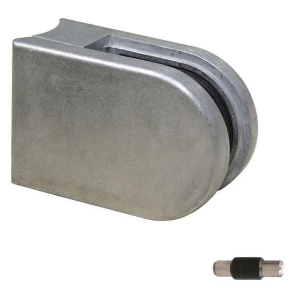 Glasklemme Modell 05 für Rohr Ø 48,3 mm Zinkdruckguss