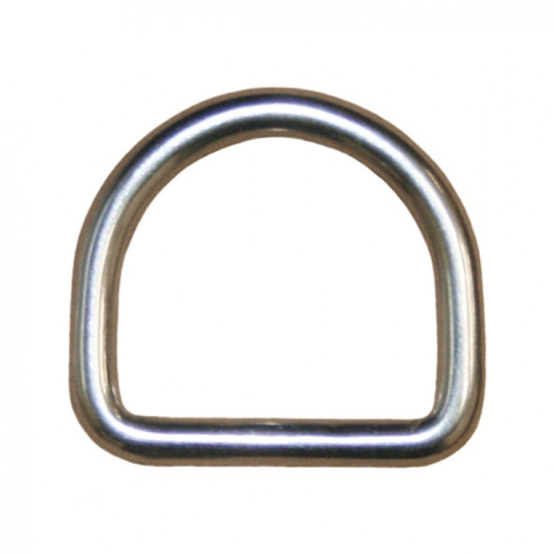 D-Ring, Größe 6 x 50 mm Edelstahl V4A